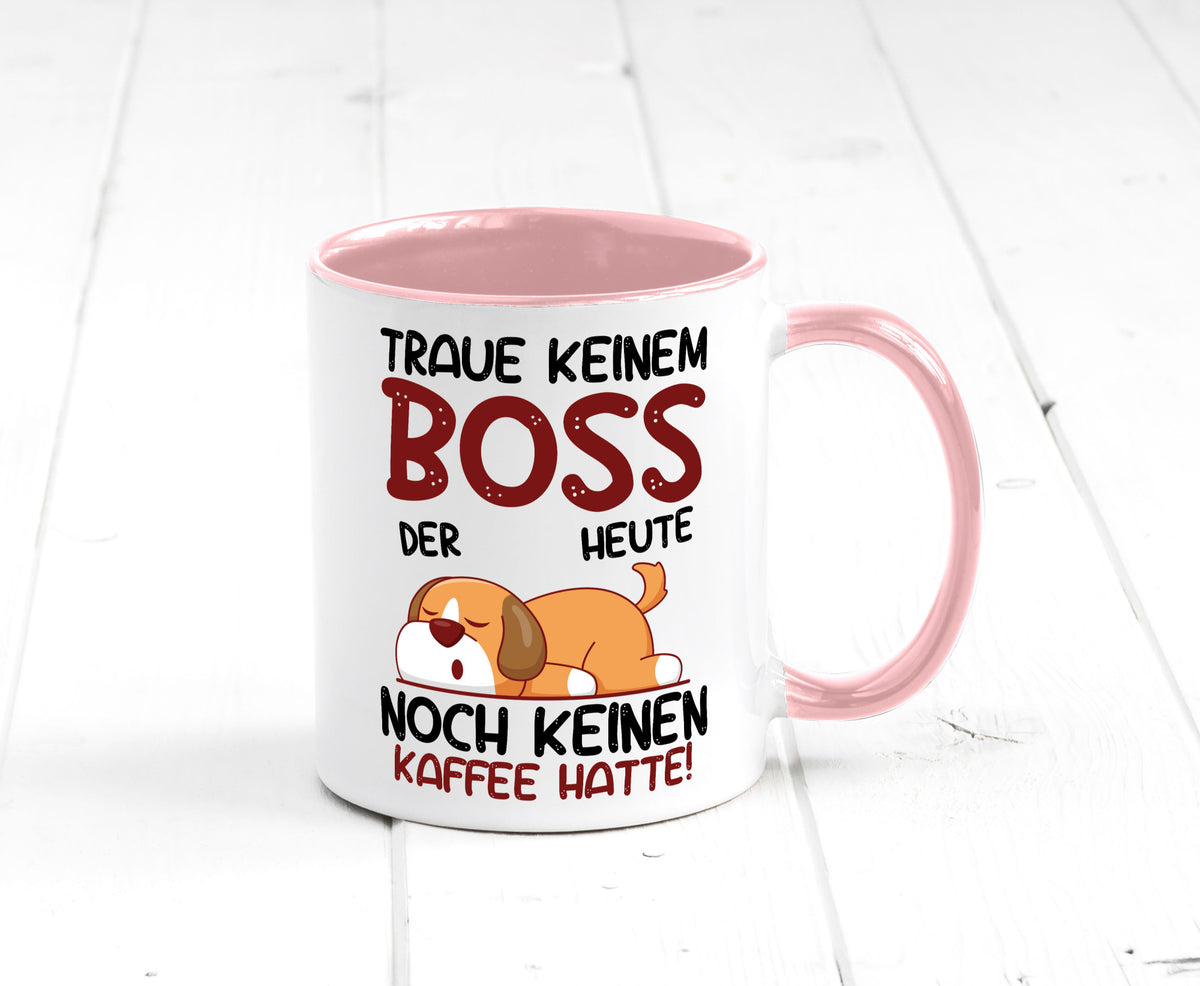 Traue keinem Boss | Führungskraft Vorgesetzter Geschenkidee Humor Tasse