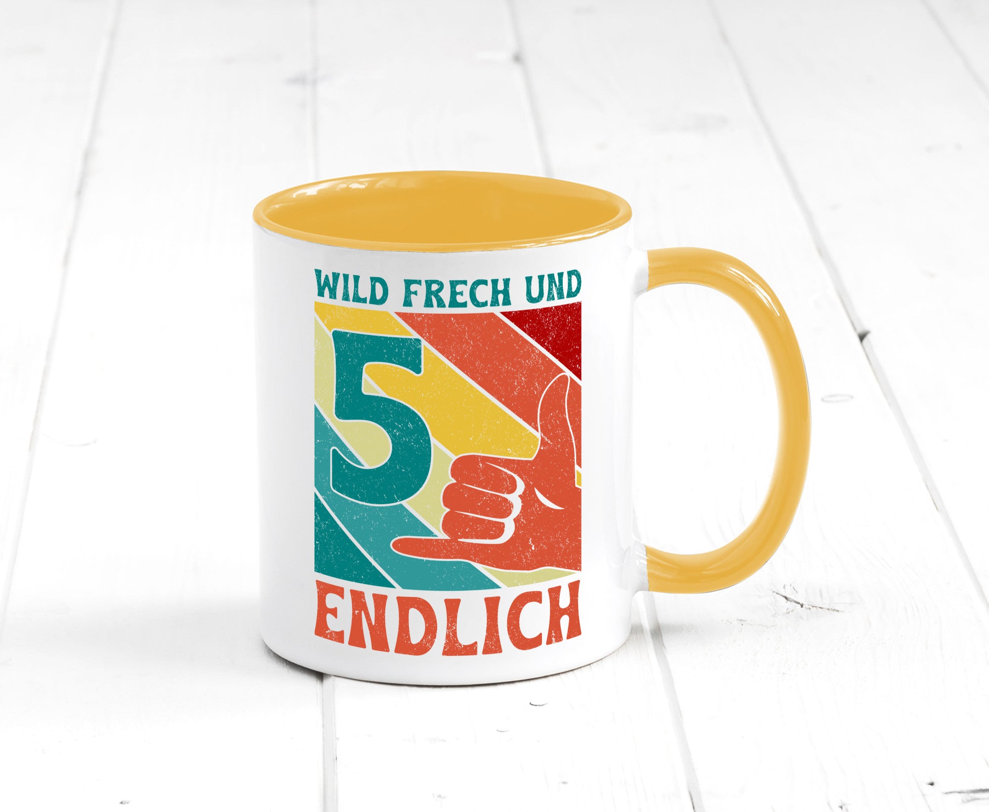 5. Geburtstag | 5 Jahre Wild und Frech Geschenk Geschenkidee lustiger Spruch