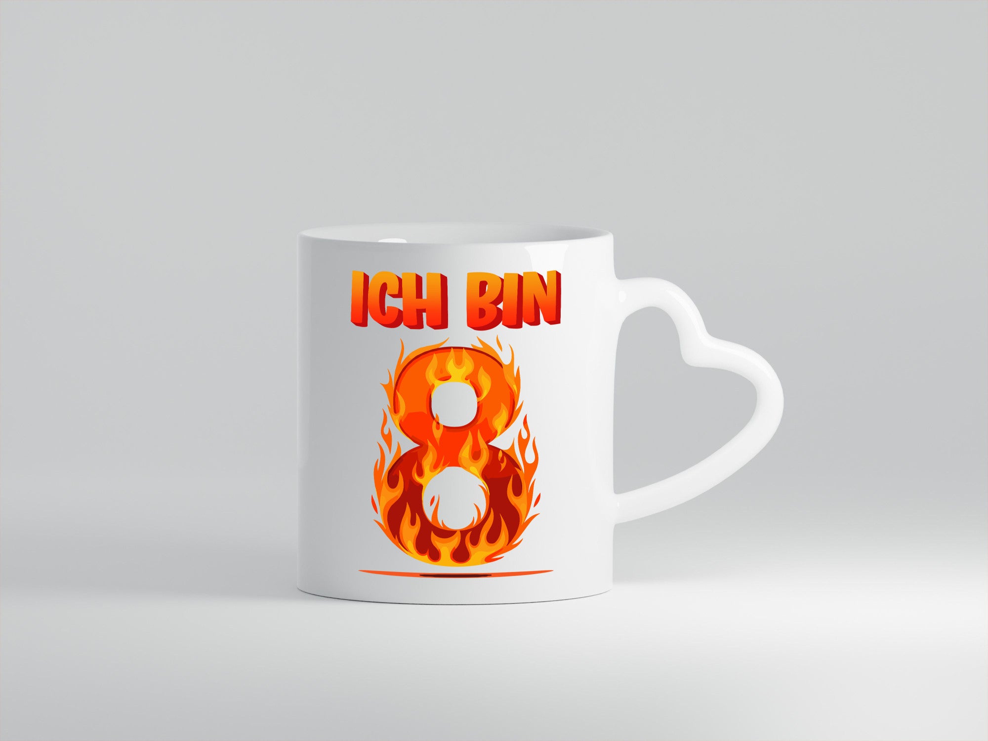 8. Geburtstag | 8 Jahre Drache lustiger Spruch Geschenk Geschenkidee Tasse