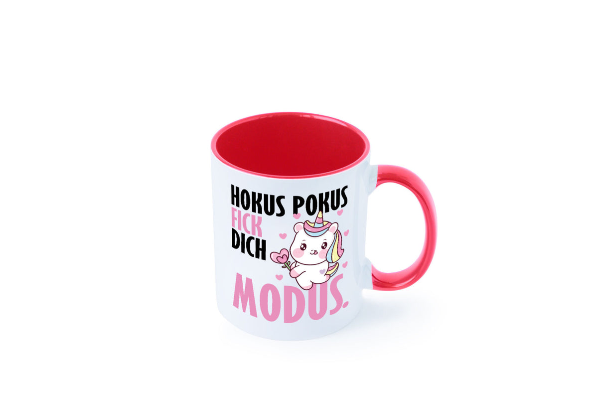 Hokus Pokus lustiger Spruch Geschenk Humor Geschenkidee Tasse