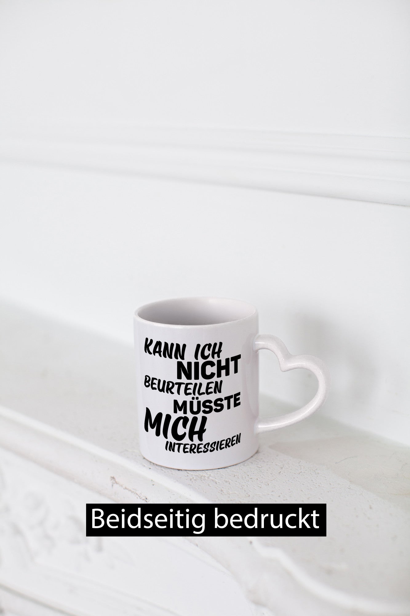 Kann ich nicht beurteilen | Kein Interesse lustiger Spruch Geschenk Humor
