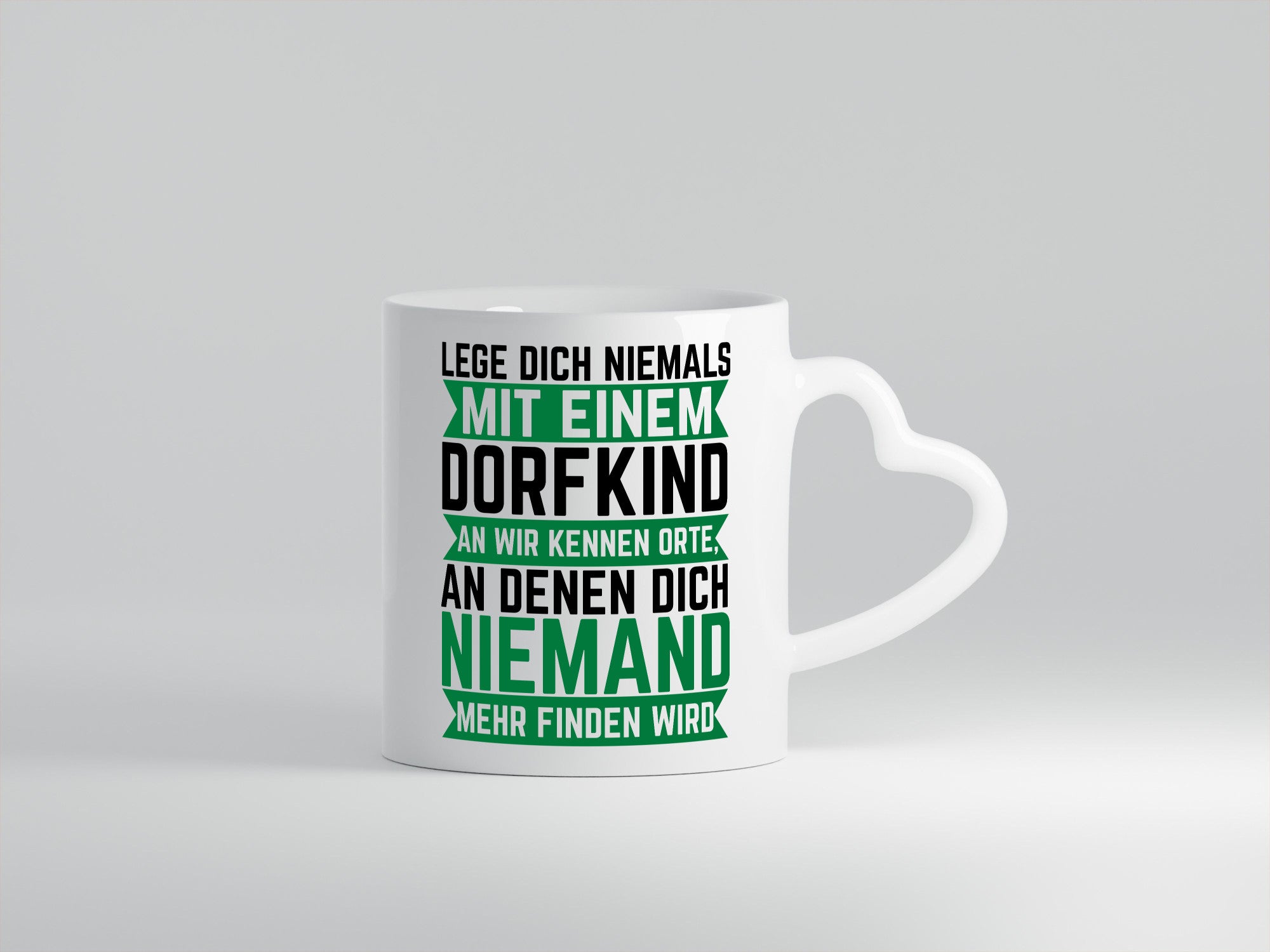 Lege dich nie mit einem Dorfkind an | Landleben Provinz lustiger Spruch