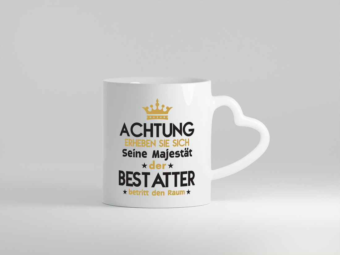 Seine Majestät Bestatter | Bestattung Totengräber Humor Geschenkidee Tasse