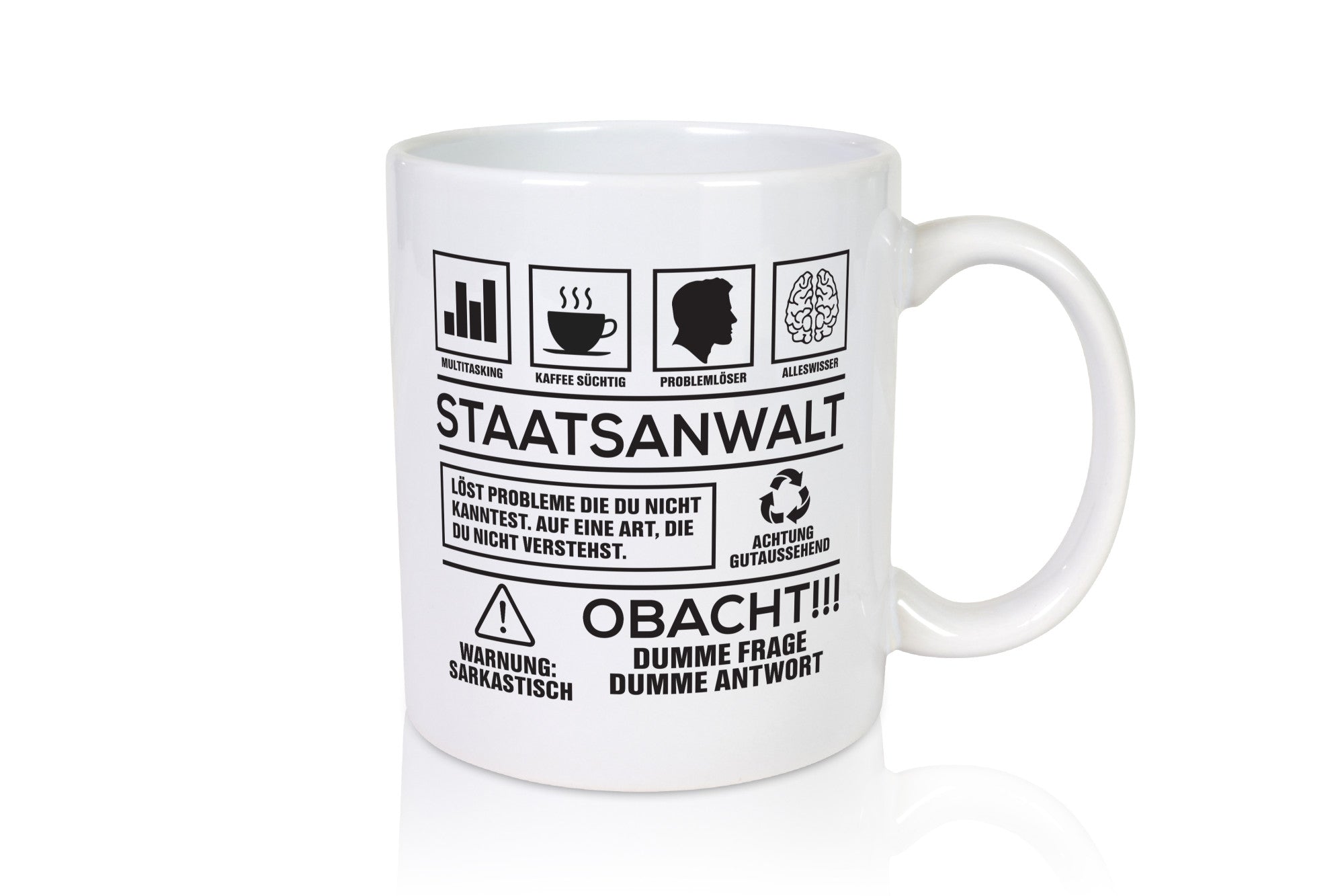 Achtung Probleme Staatsanwalt | Anwalt Jurist Geschenk Humor Geschenkidee