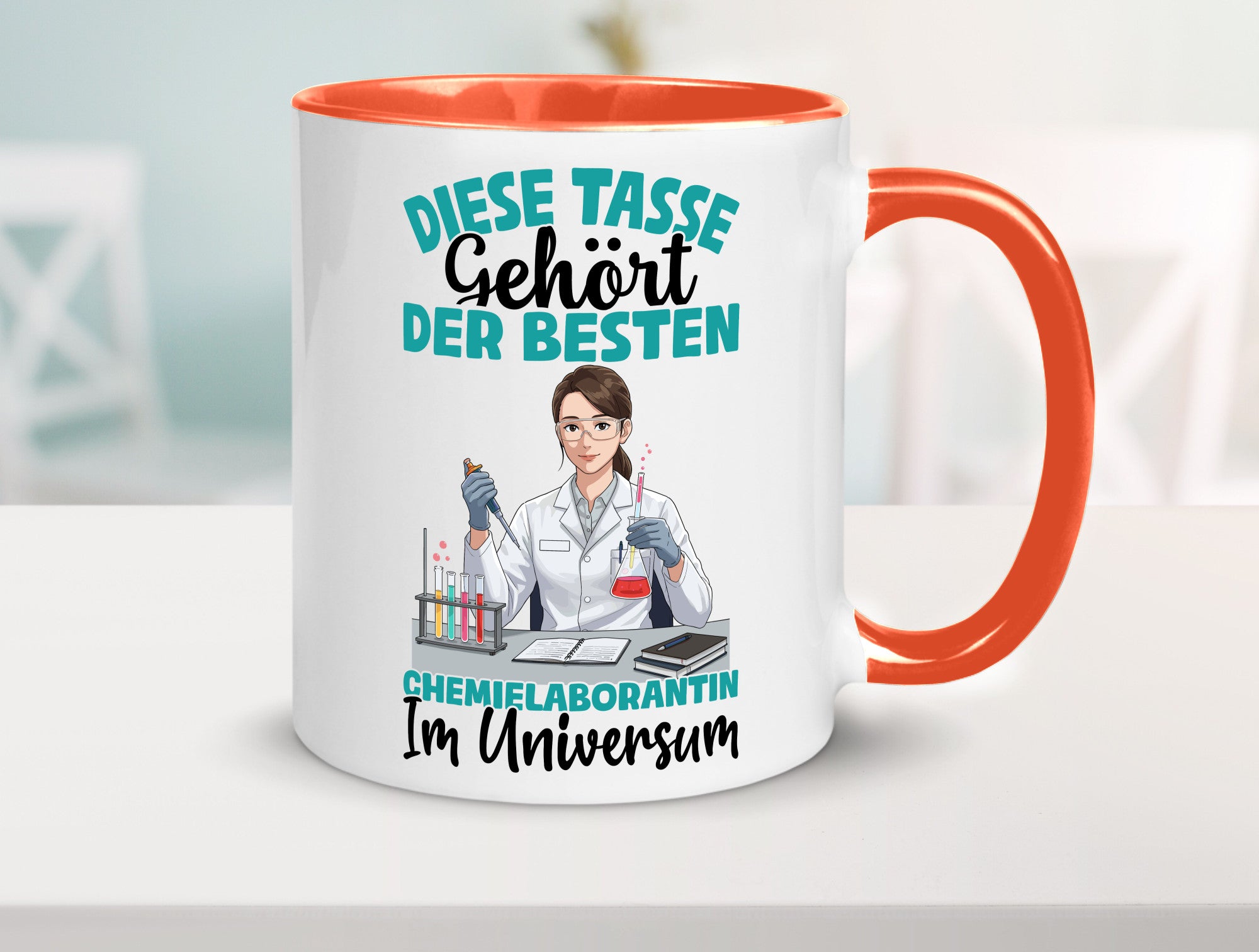 Im Universum: Chemielaborantin | Laborantin Chemie lustiger Spruch Geschenk