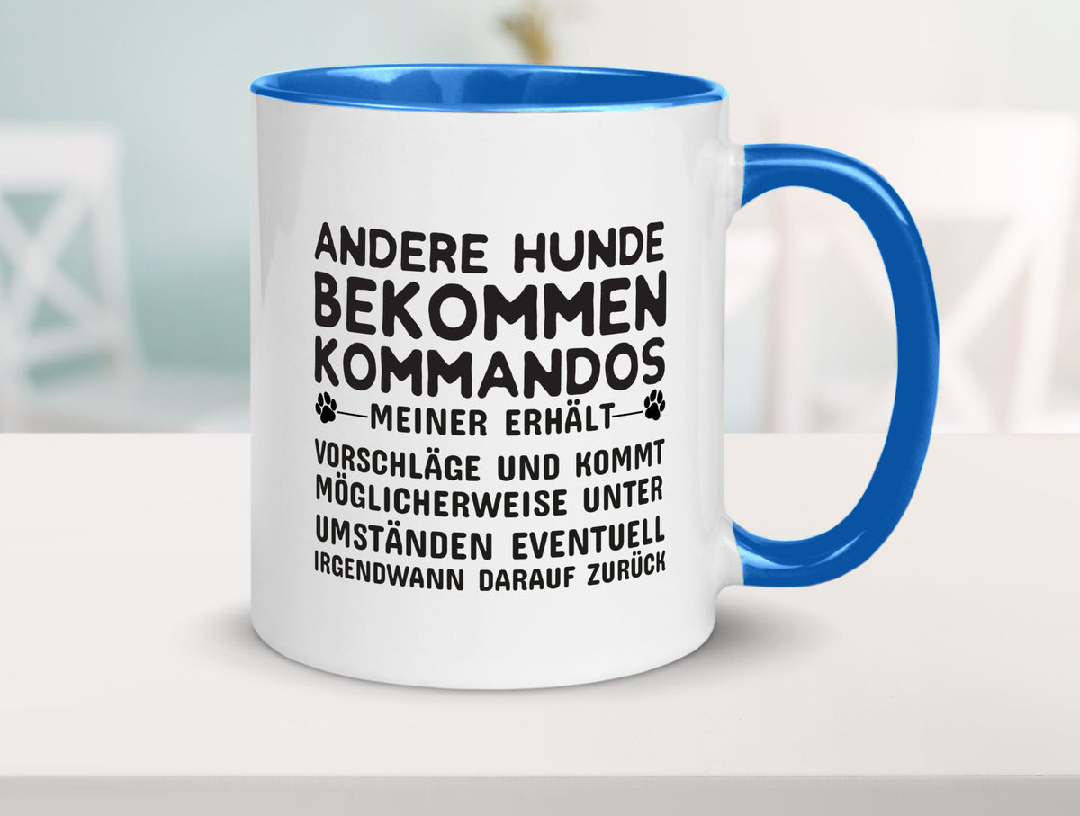Hunde Training | Hundebesitzer Tasse Hundekommando lustig Tierliebhaber Humor