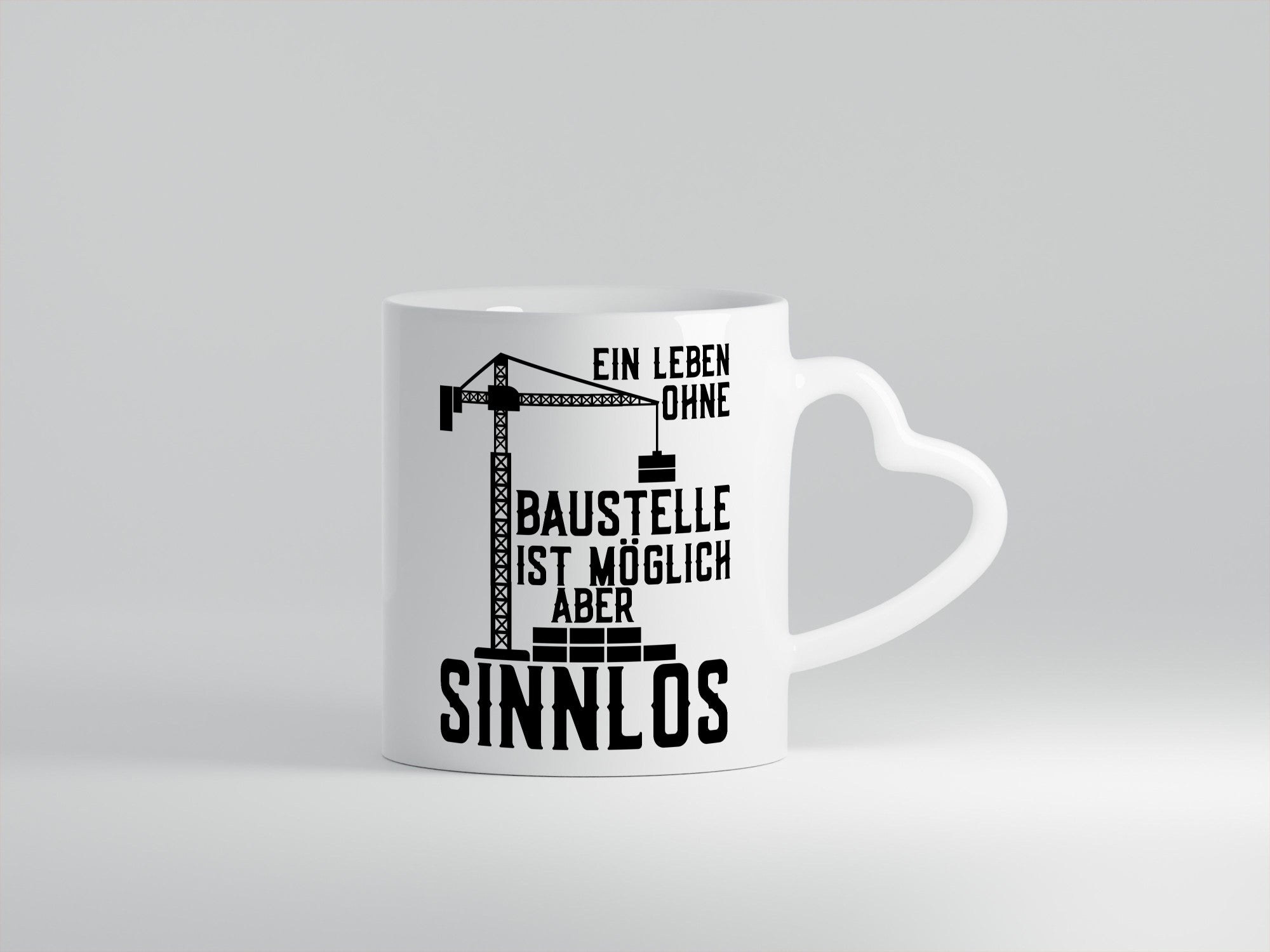 Baustelle | Baumeister Kollegen Bauarbeiter Kran Geschenk Arbeit Büro lustiger