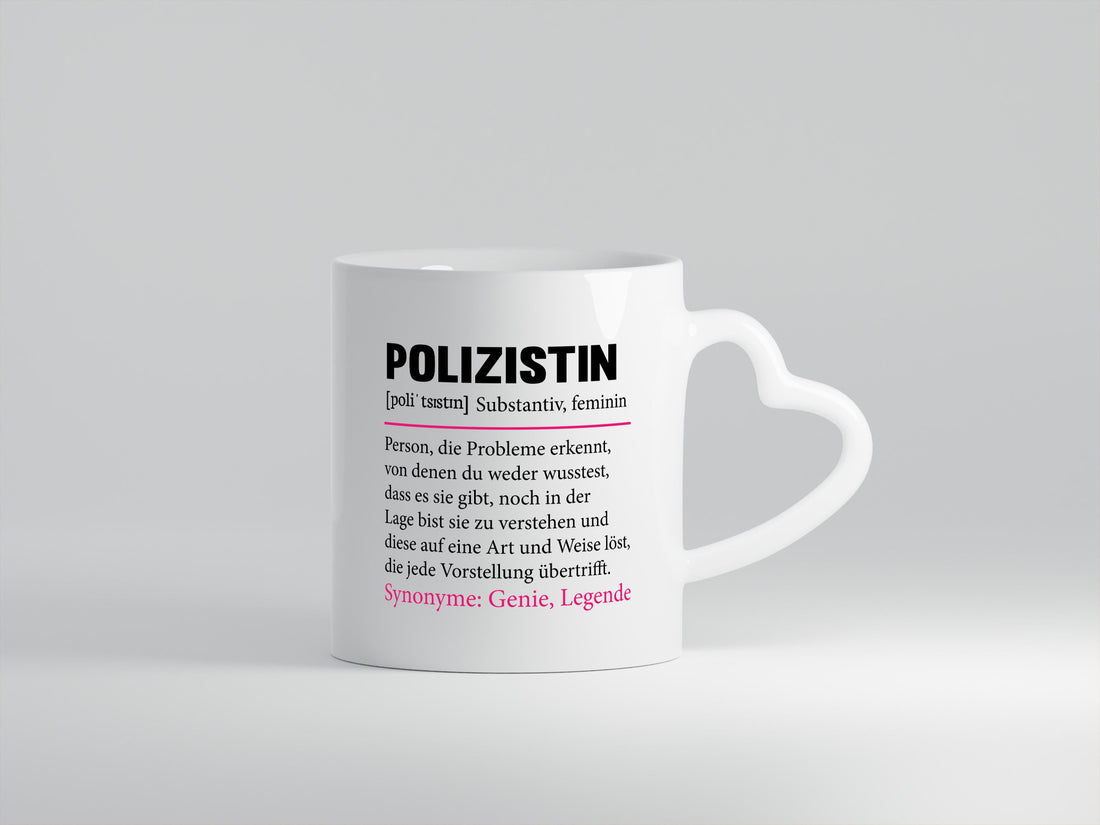 Polizistin | Spruch Beruf Polizei| lustig v2 Geschenk Arbeit Kollegen Büro