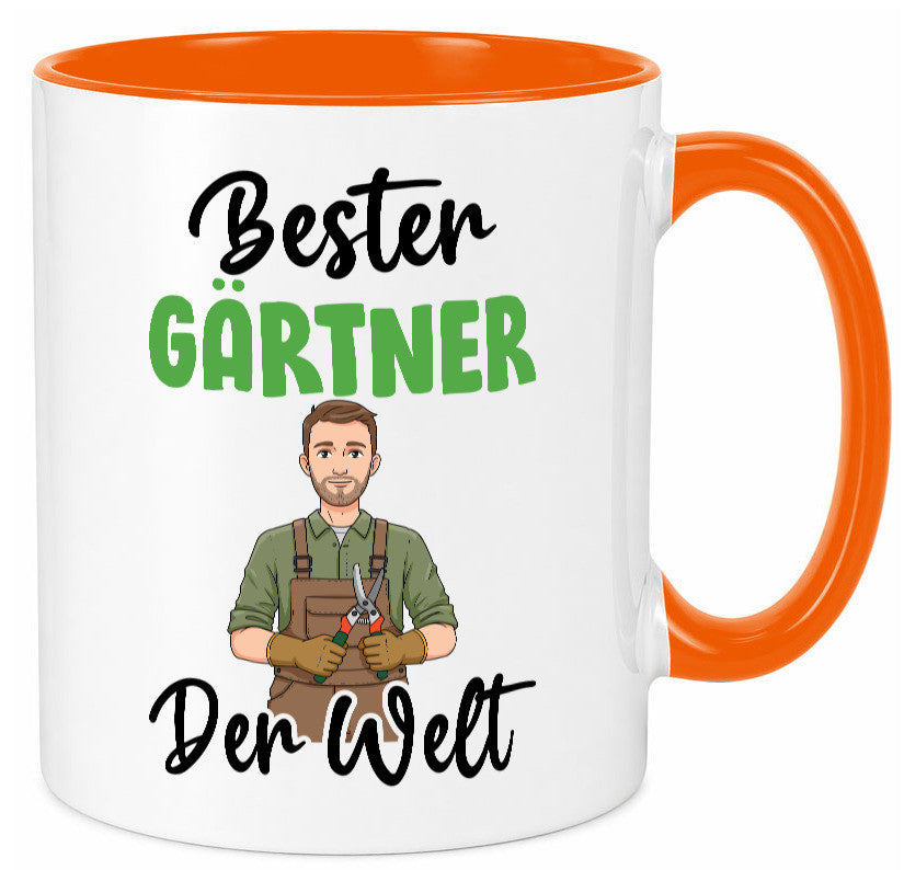 Bester Gärtner | Gartenbau v2 Geschenk Humor Geschenkidee lustiger Spruch Tasse
