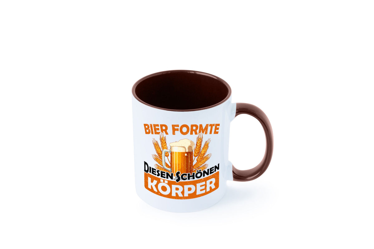 Bier förmte diesen Körper | bierliebhaber v2 Humor Geschenkidee Tasse