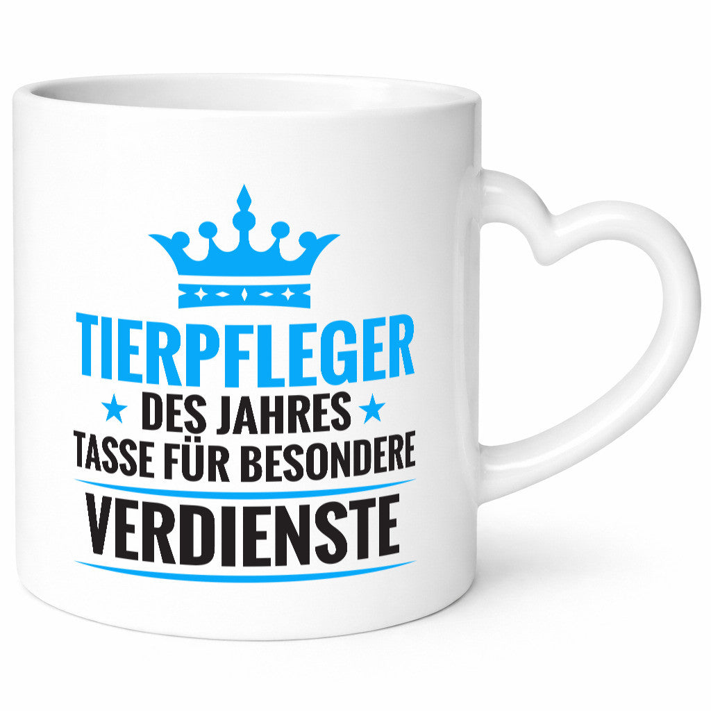 Besonderer Verdienst: Tierpfleger | Pflegeberuf Tierheim Humor Arbeit Kollegen