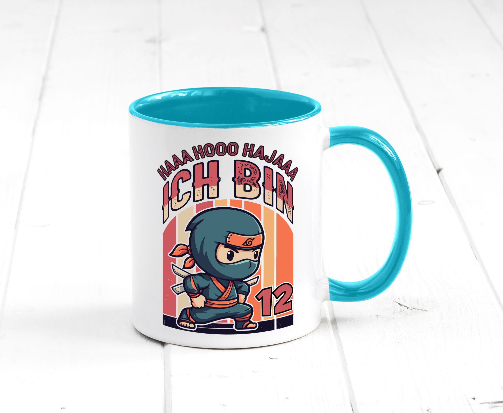 12. Geburtstag | Ninja Junge 12 Jahre Humor Geschenkidee Tasse