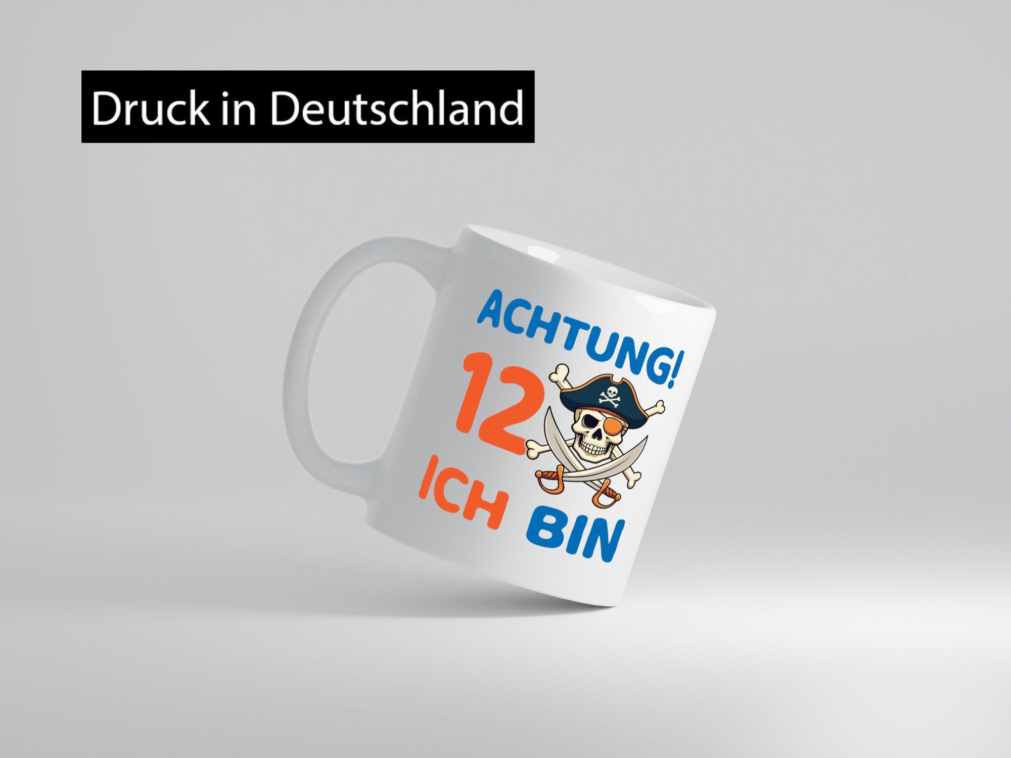 12. Geburtstag | 12Jahre Pirat Geschenkidee Humor Tasse