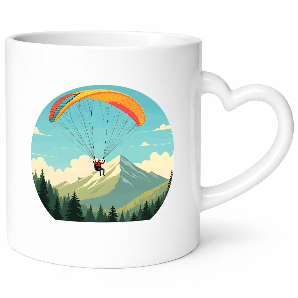 Gleitschirm | Motiv Paragleiter Gleitschirmfliegen vl9 Humor Geschenkidee Tasse
