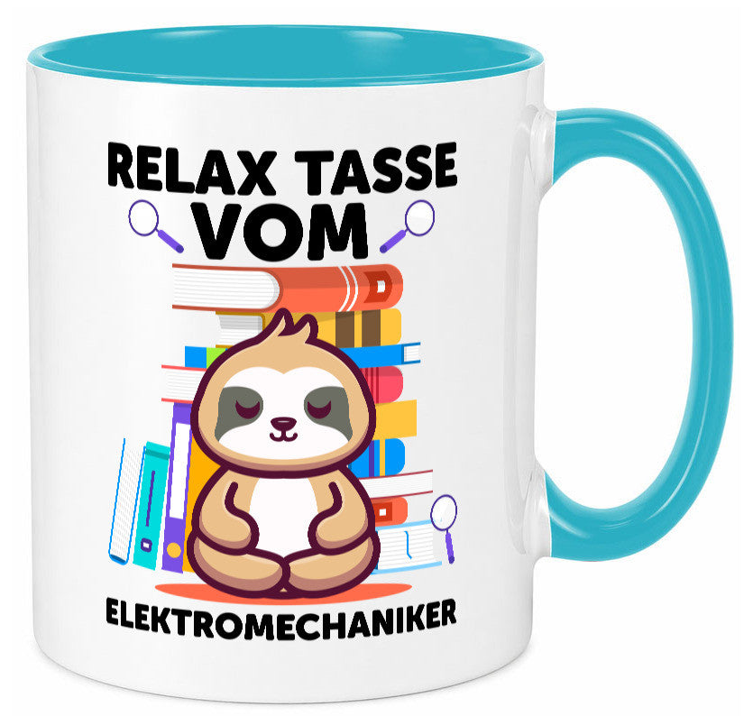 Relax Tasse: Elektromechaniker | Mechaniker Geschenk Humor Geschenkidee