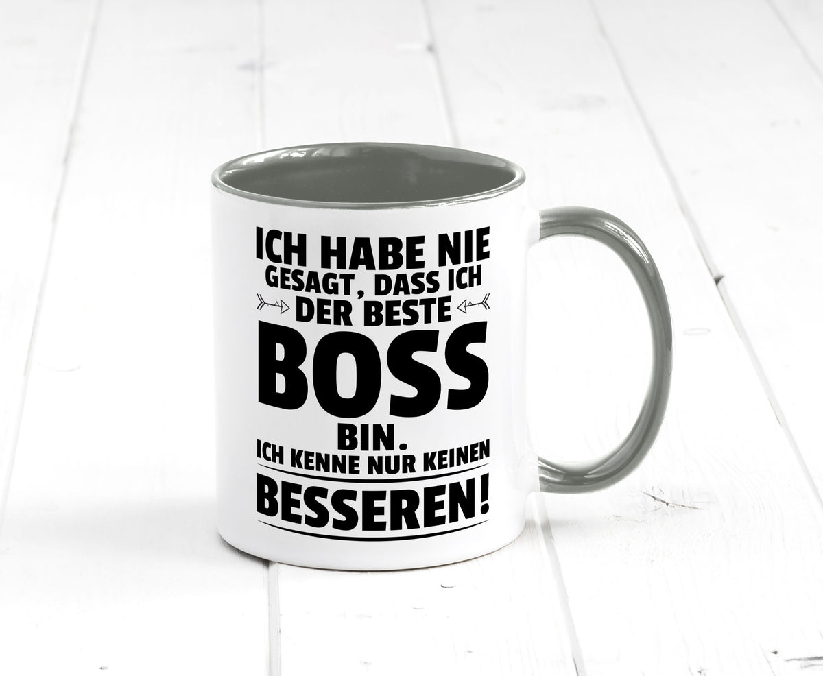 Der Beste Boss | Führungskraft Vorgesetzter lustiger Spruch Geschenk Humor Tasse