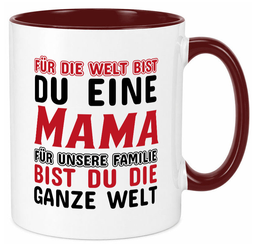 Beste mama der Welt lustiger Spruch Geschenk Familie Geschenkidee Tasse
