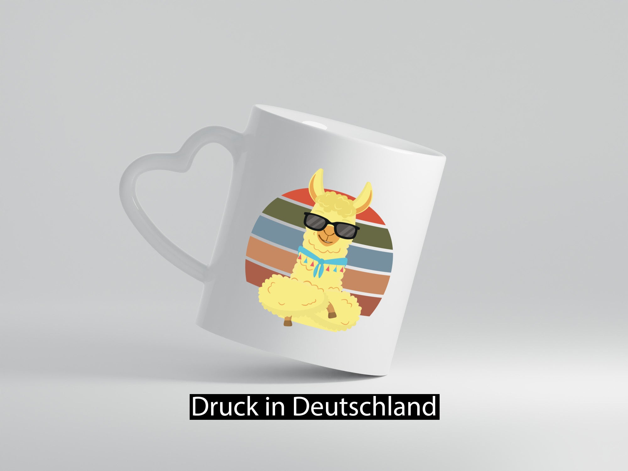 Cooles Alpaka | Lama Tasse Sonnenbrille Sommer lustig Humor Geschenkidee