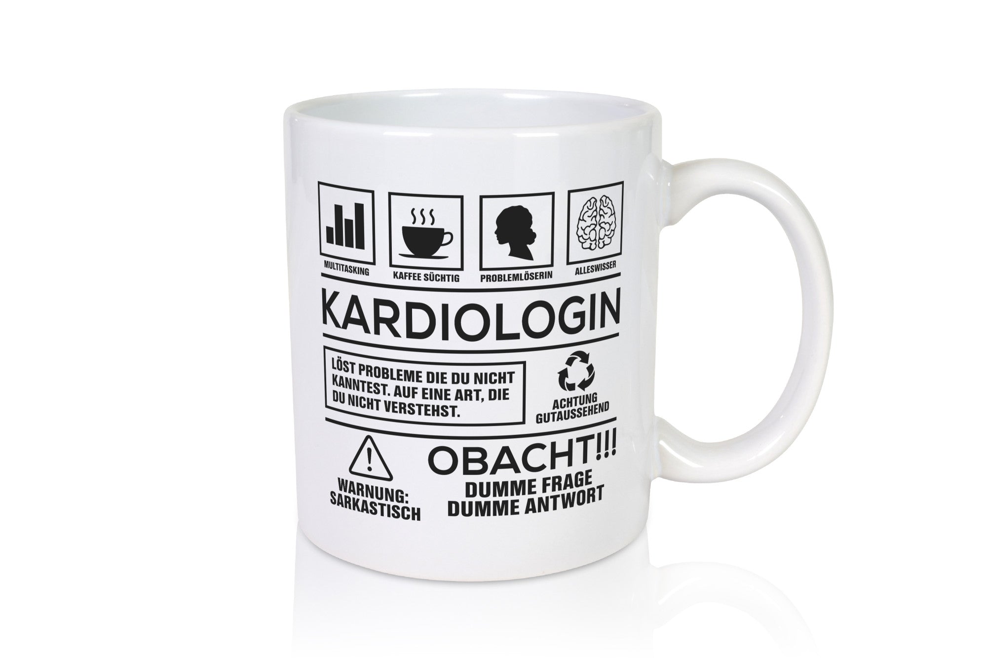 Achtung Probleme Kardiologin | Kardiologie lustig Humor Geschenkidee Geschenk