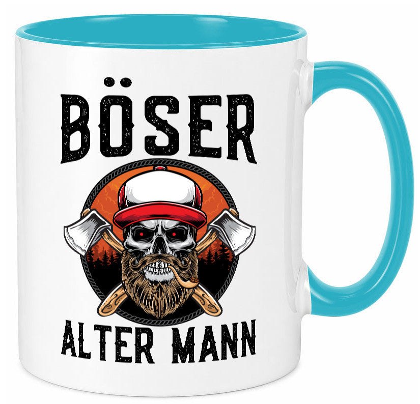 Böser alter Mann Humor Geschenkidee Tasse