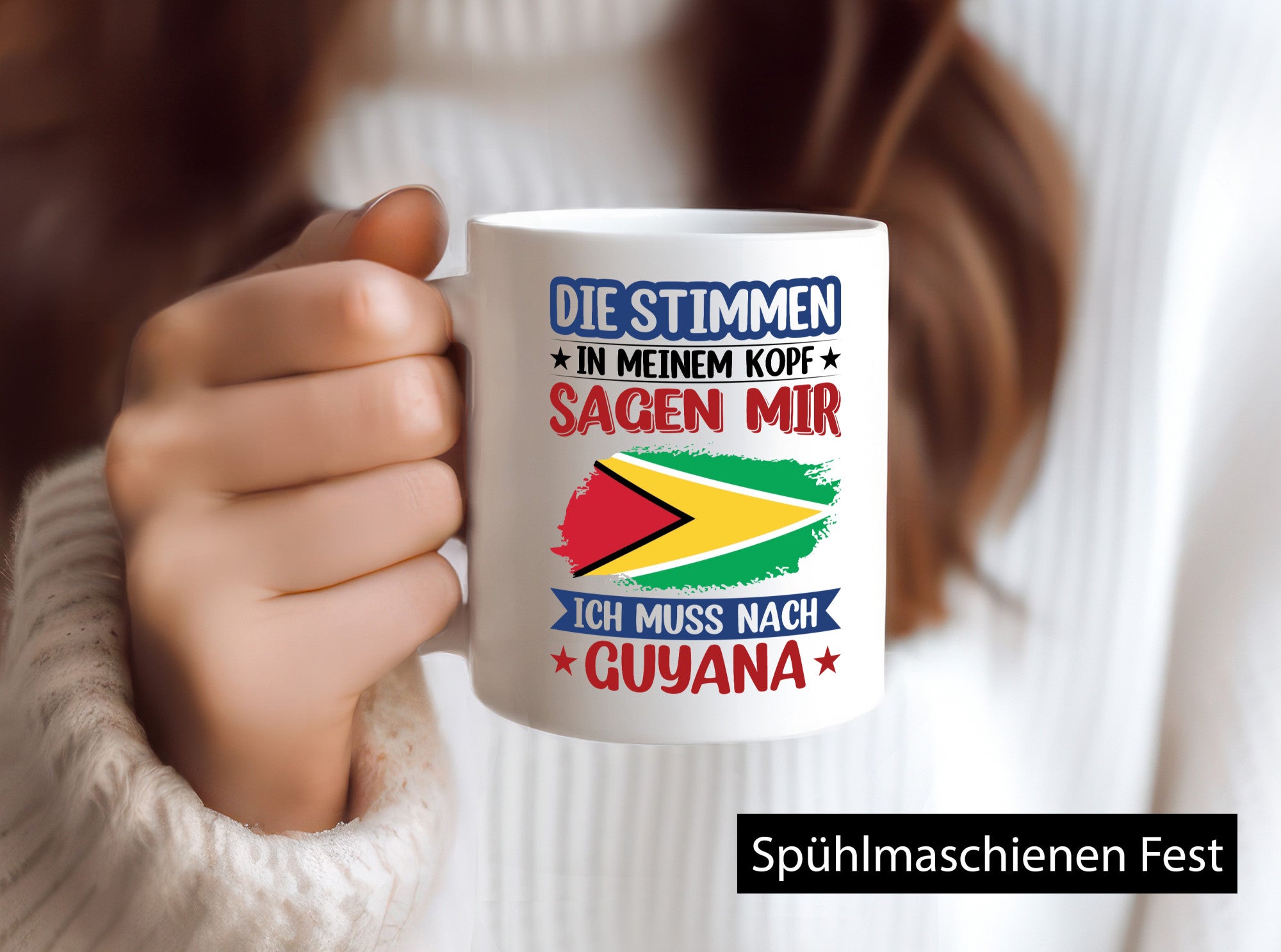 Guyana | Urlaub Stimmen in meinem Kopf Traumland lustig Humor Geschenkidee