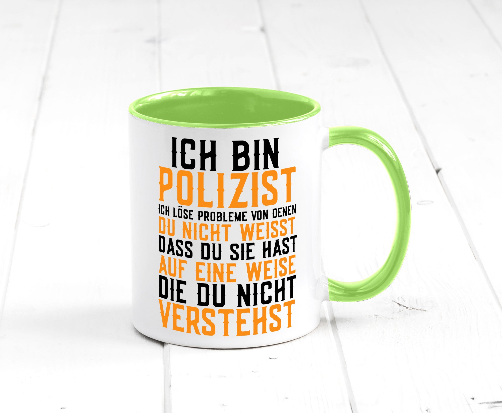 Ich bin Polizist | Polizei Beruf Job lustiger Spruch Geschenk Arbeit Kollegen