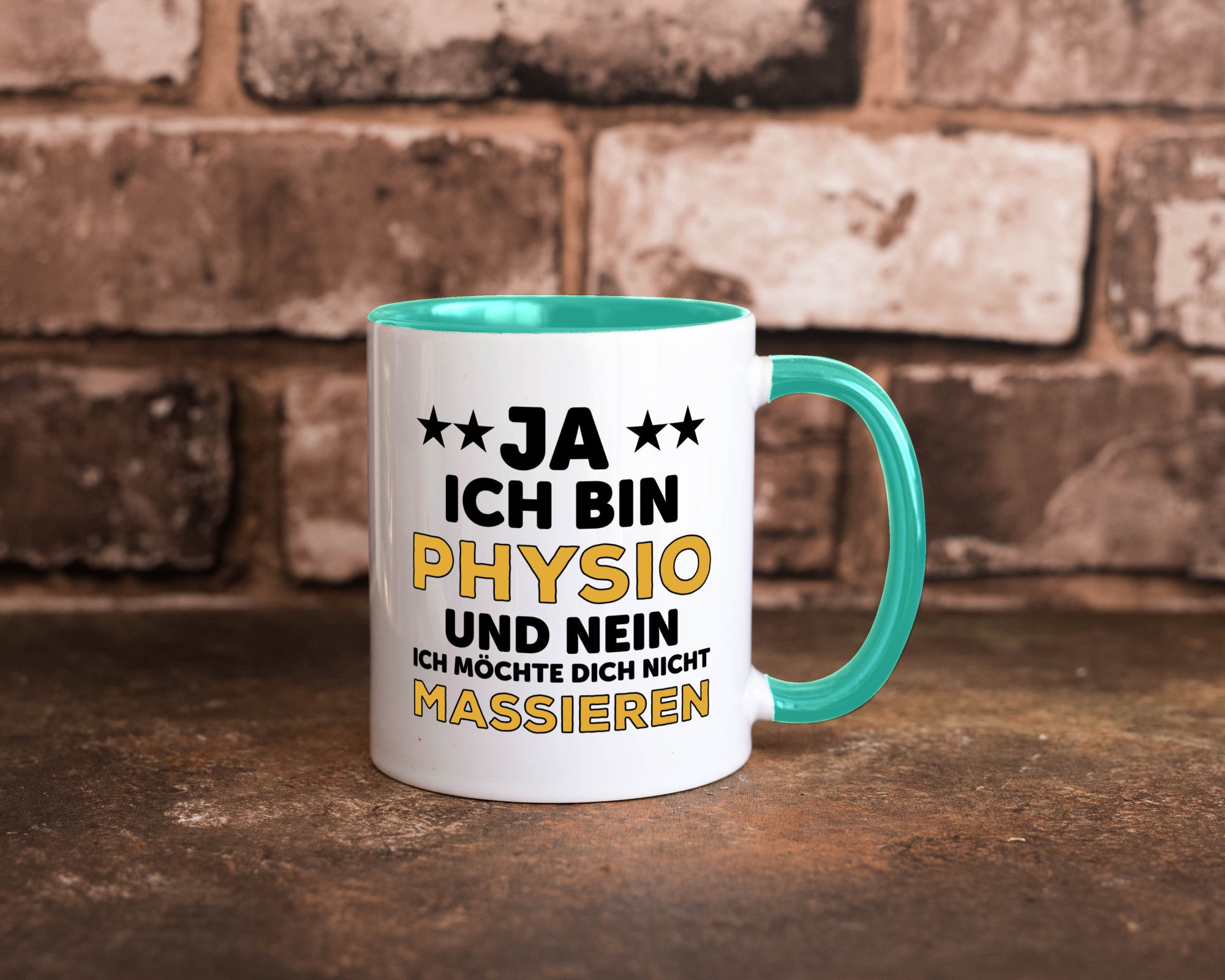 Ich bin Physio | lustige Spruch Tasse Physiotherapeut Geschenkidee Humor
