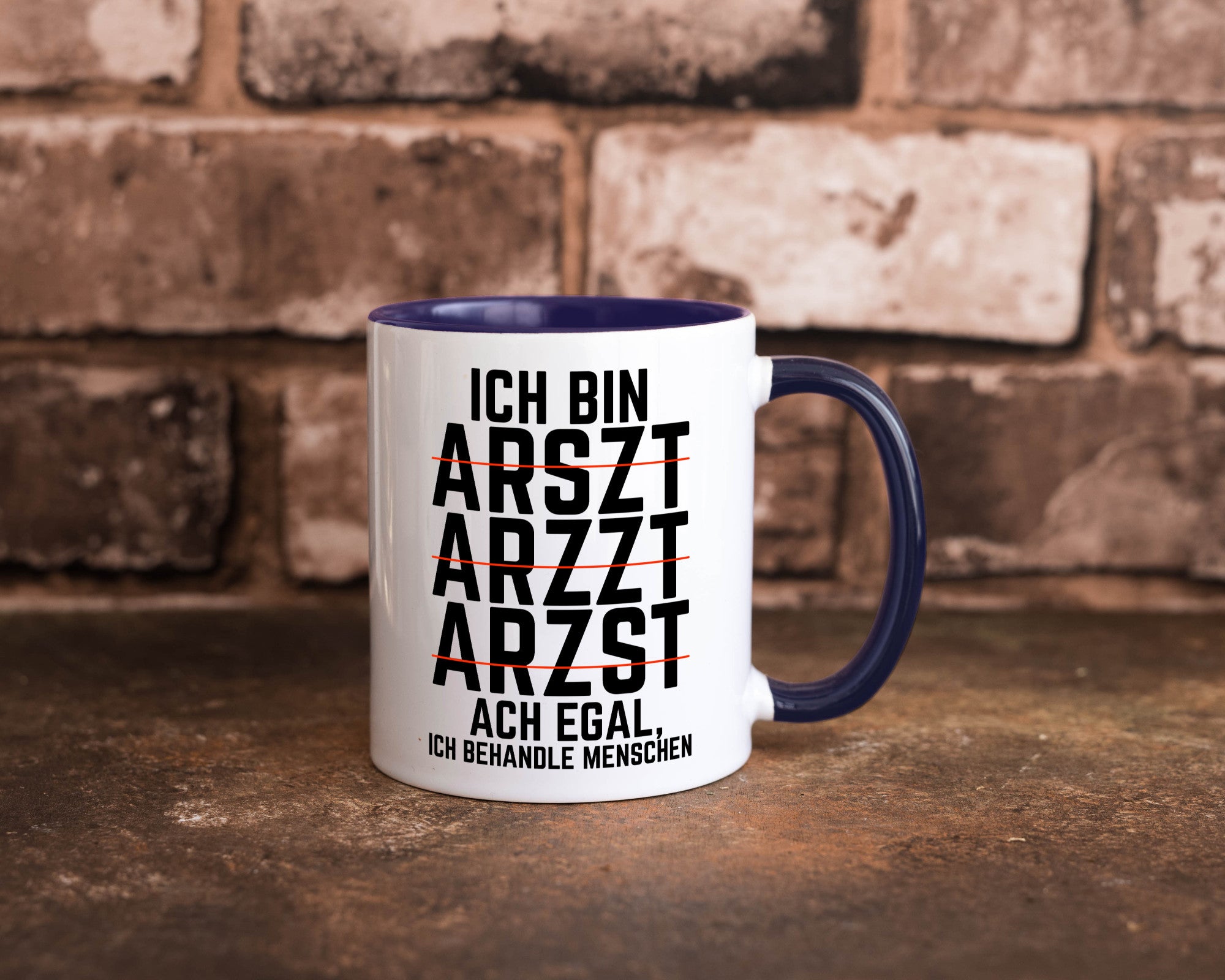 Ich bin Arzt | Rechtschreibung Klinik lustiger Spruch lustig Humor Geschenkidee