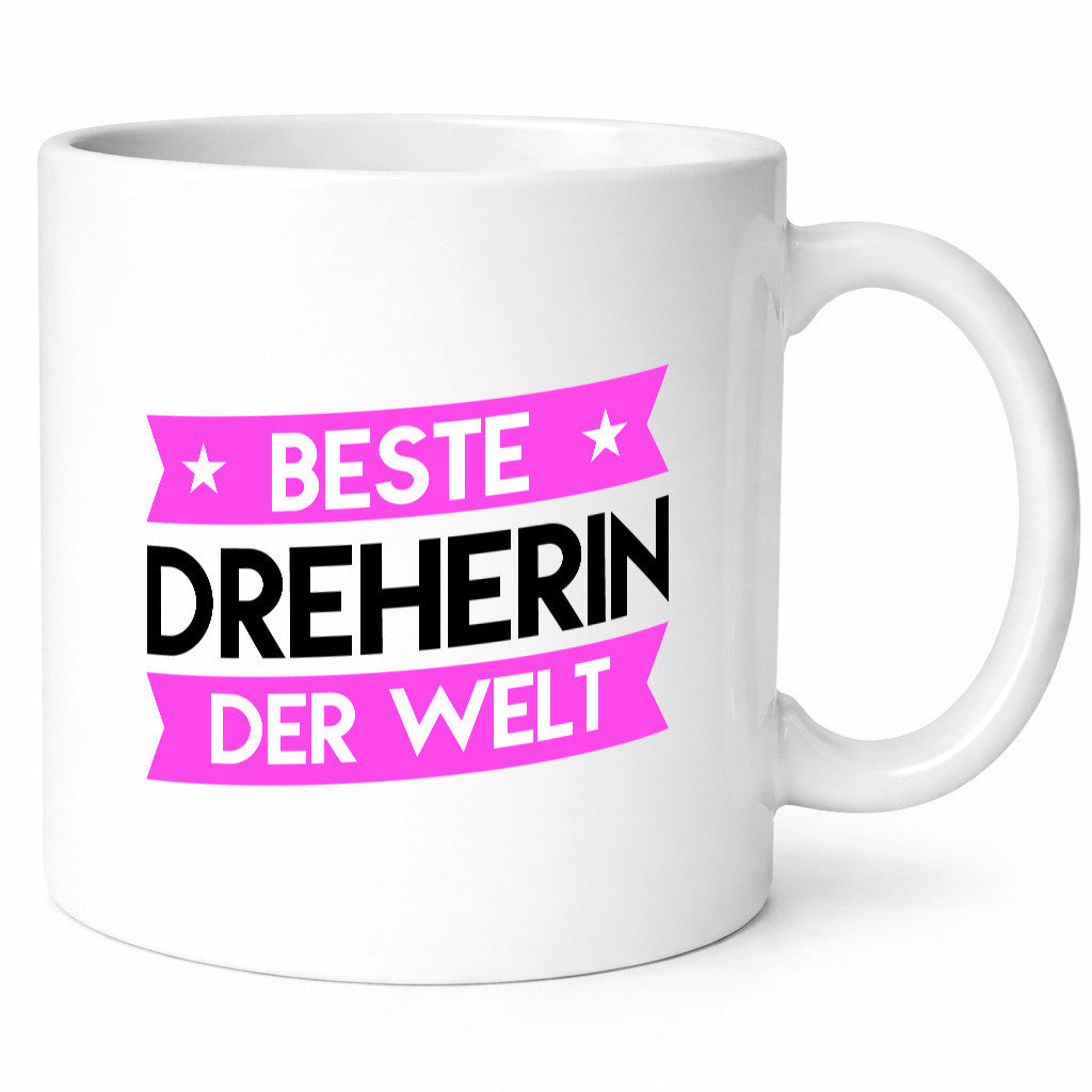 Beste Dreherin | Fräser Dreher lustiger Spruch Geschenk Humor Geschenkidee Tasse