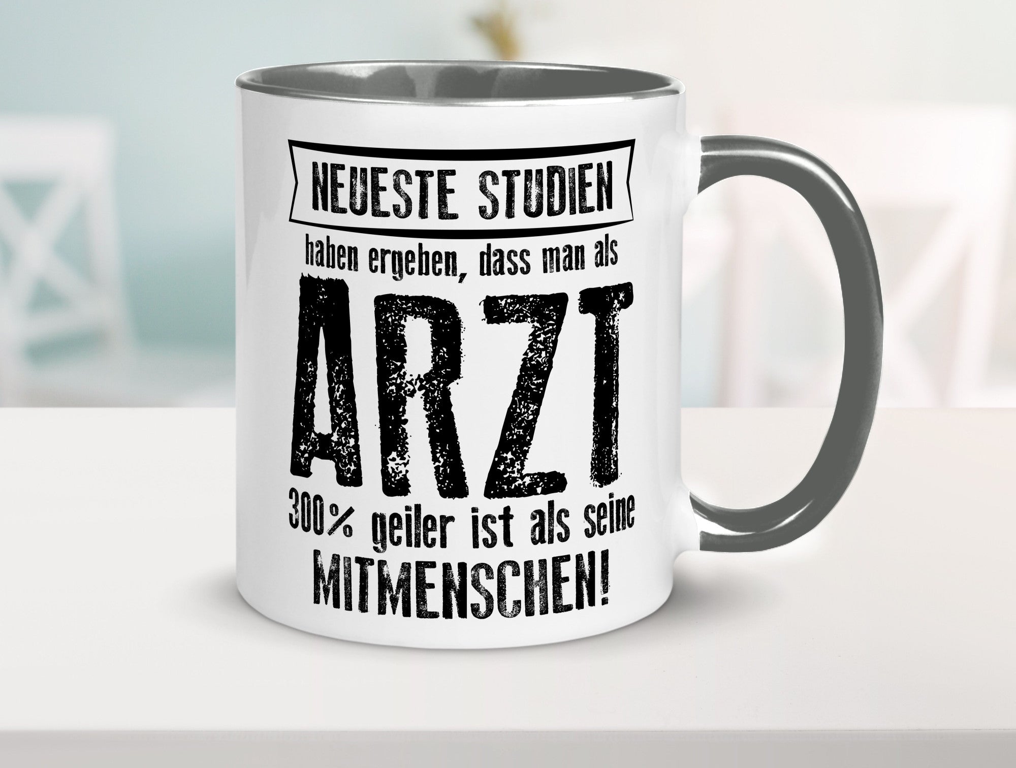 Neuste Studien: Arzt | Medizin Doktor Facharzt Geschenkidee Humor Tasse