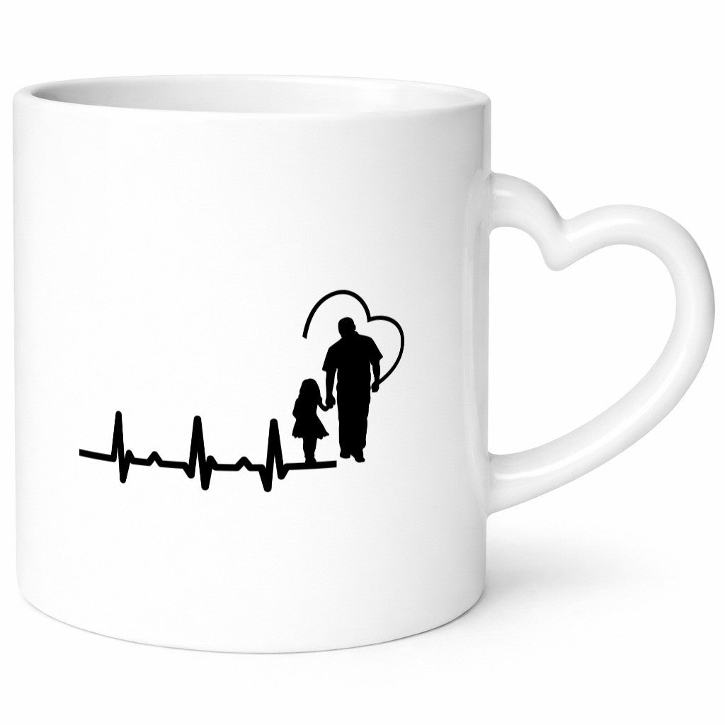 Vater Tochter Herz | Papa Vatertag Vaterliebe lustiger Spruch Geschenk Familie