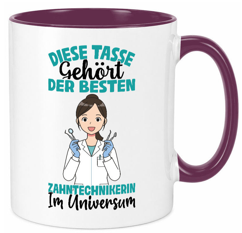 Im Universum: Zahntechnikerin | Zahnmedizin Humor Geschenkidee Tasse