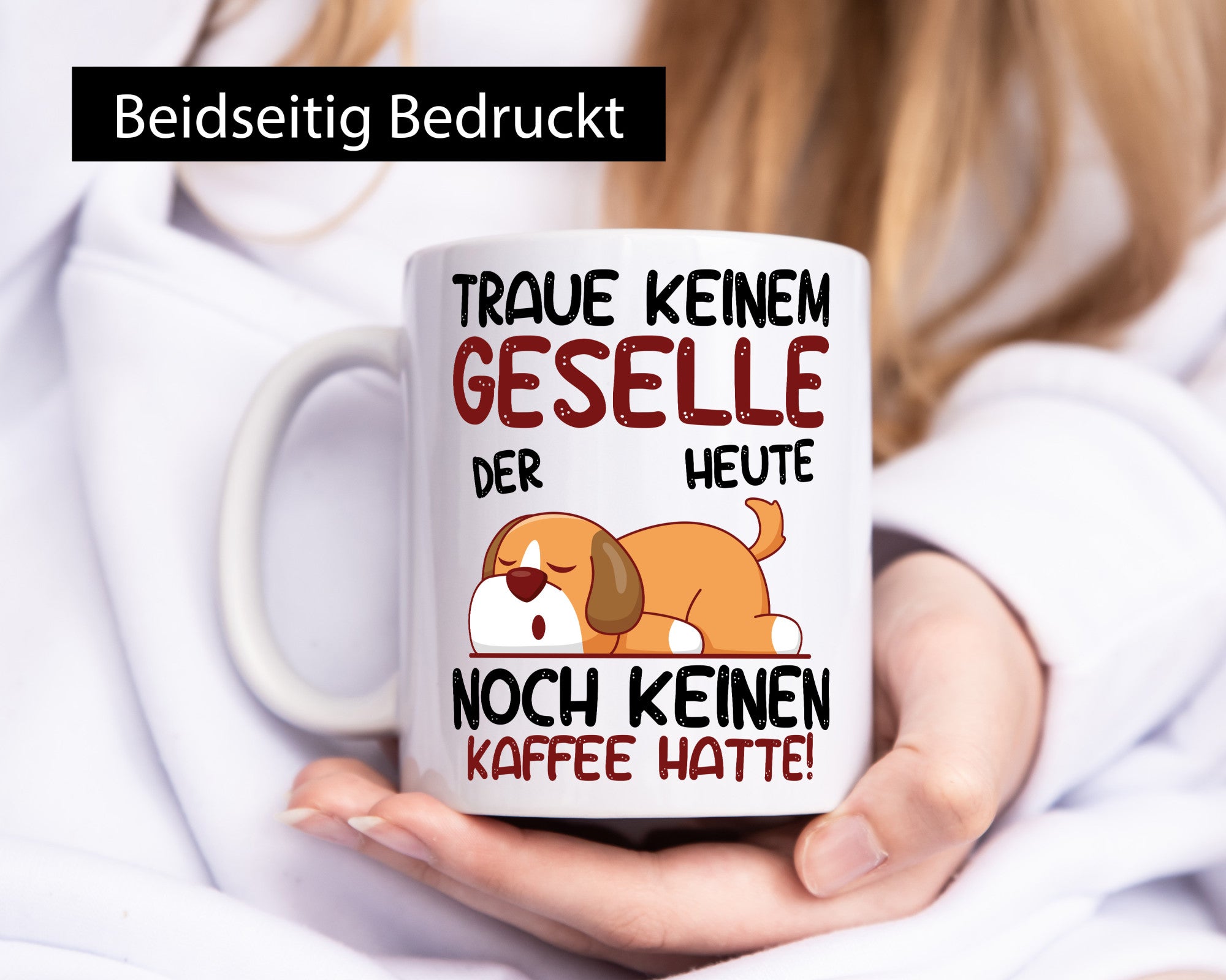 Traue keinem Geselle | Handwerker Geschenkidee Humor Tasse
