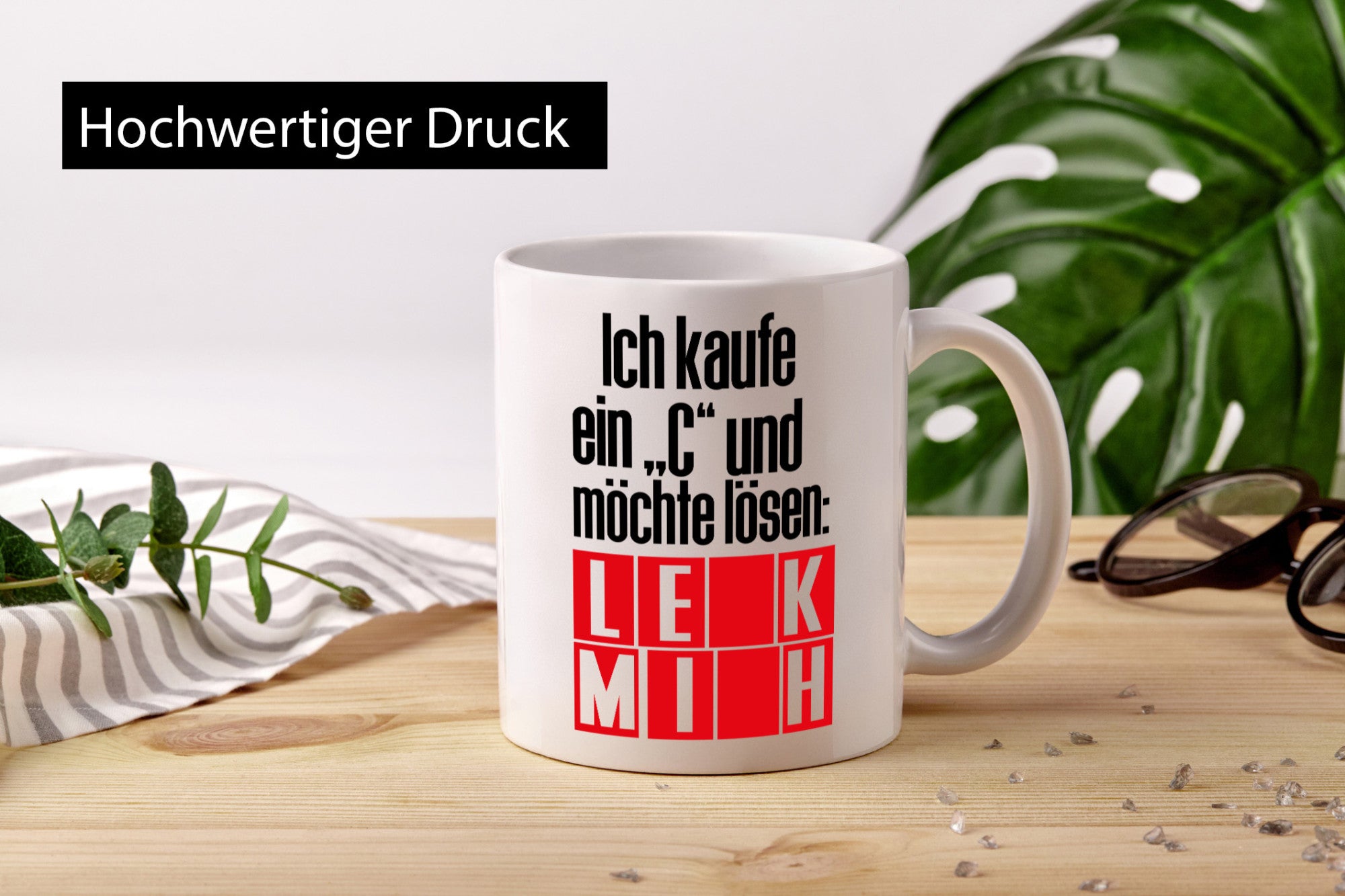 Ich kauf ein ?C? lustig Humor Geschenkidee Geschenk Tasse