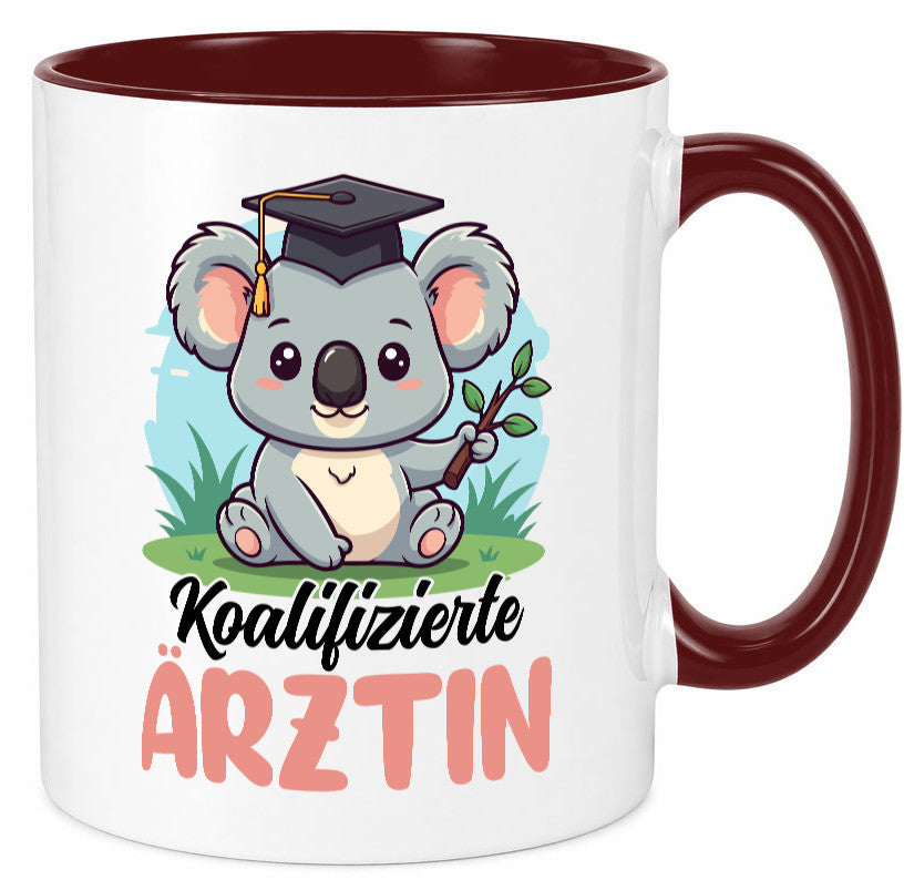 Koalifizierte Ärztin | Medizin Doktorin Fachärztin Geschenkidee Humor Tasse