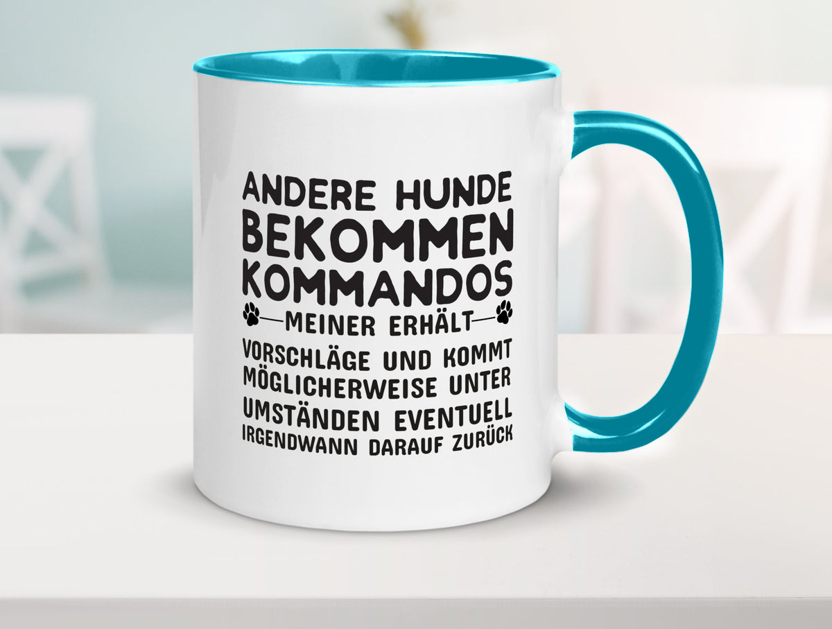 Hunde Training | Hundebesitzer Tasse Hundekommando lustig Tierliebhaber Humor