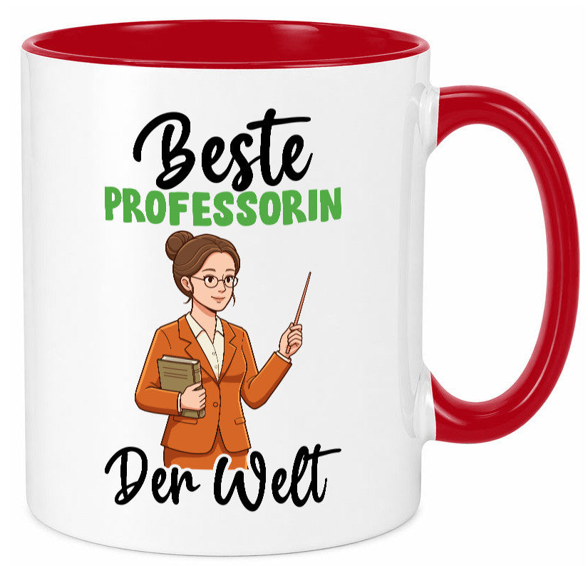 Beste Professorin | Uni Universität v2 Humor Geschenkidee Tasse