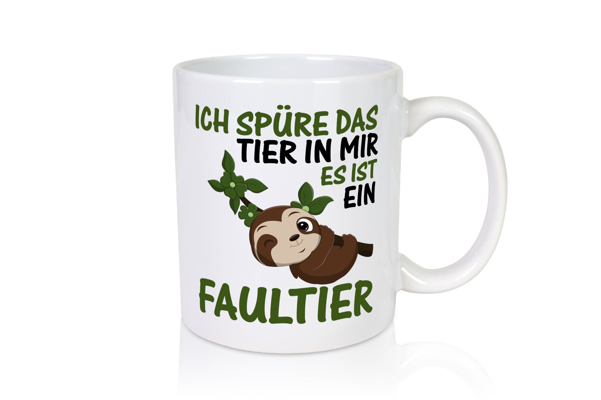 Ich spüre das Tier in mir | Faultier Faul sein lustig Tierliebhaber Humor