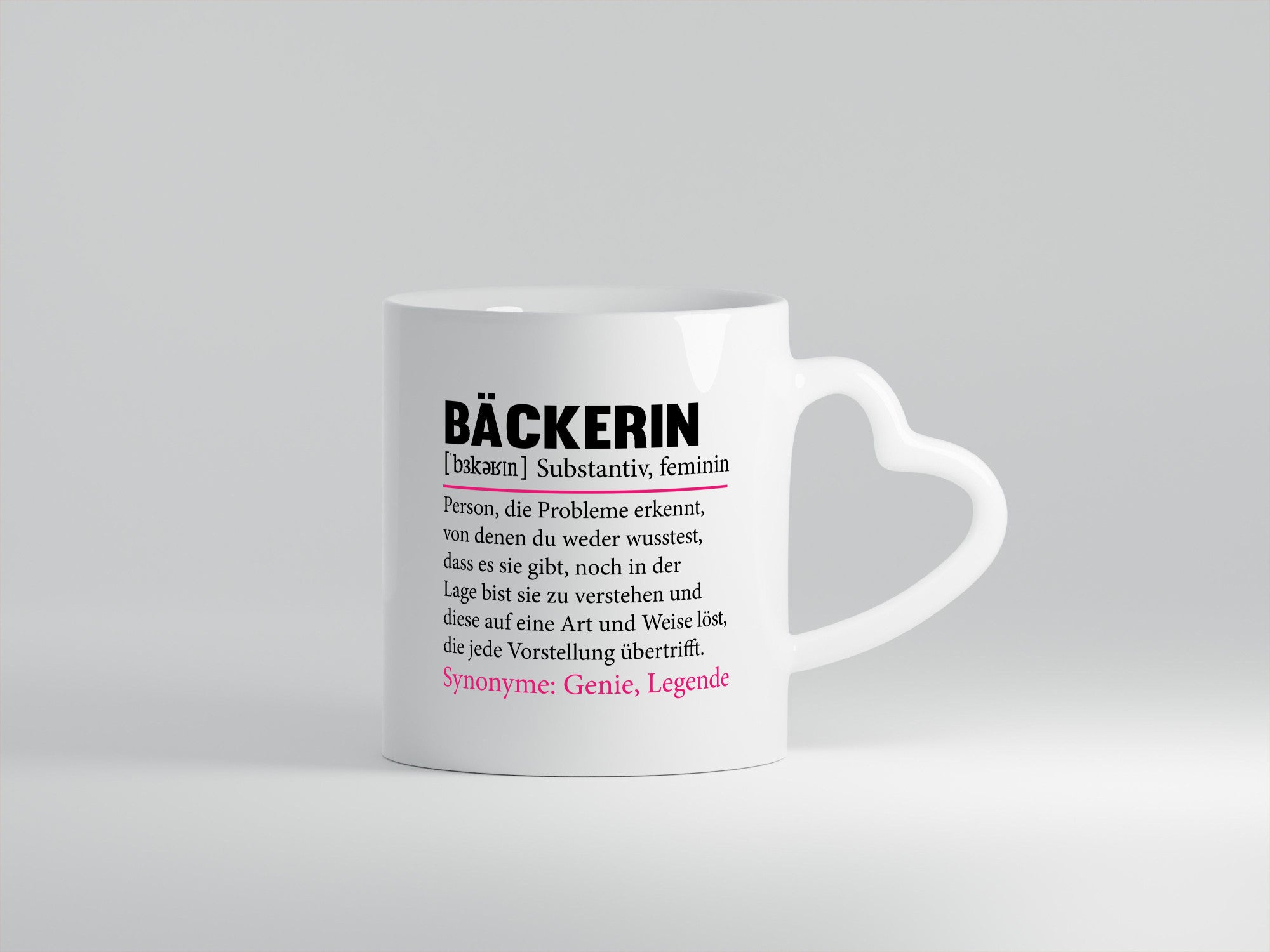 Bäckerin | Bäckerei Frauen Beruf Backen Geschenkidee Arbeit Kollegen Büro Humor