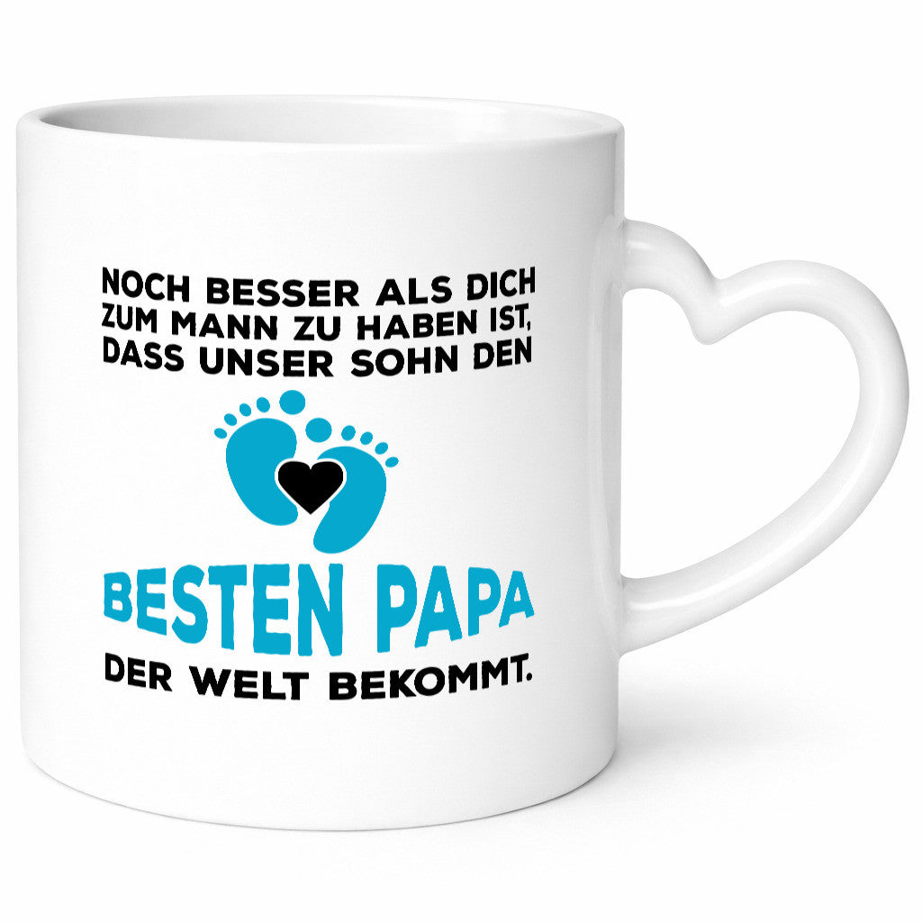 Bester Papa | Vaterschaft Tasse Schwangerschaft Geschenk Familie Geschenkidee