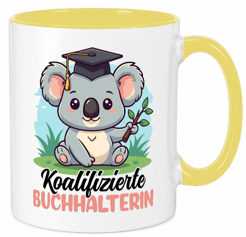 Koalifizierte Buchhalterin | Buchhaltung Humor Geschenk Geschenkidee lustiger Tasse