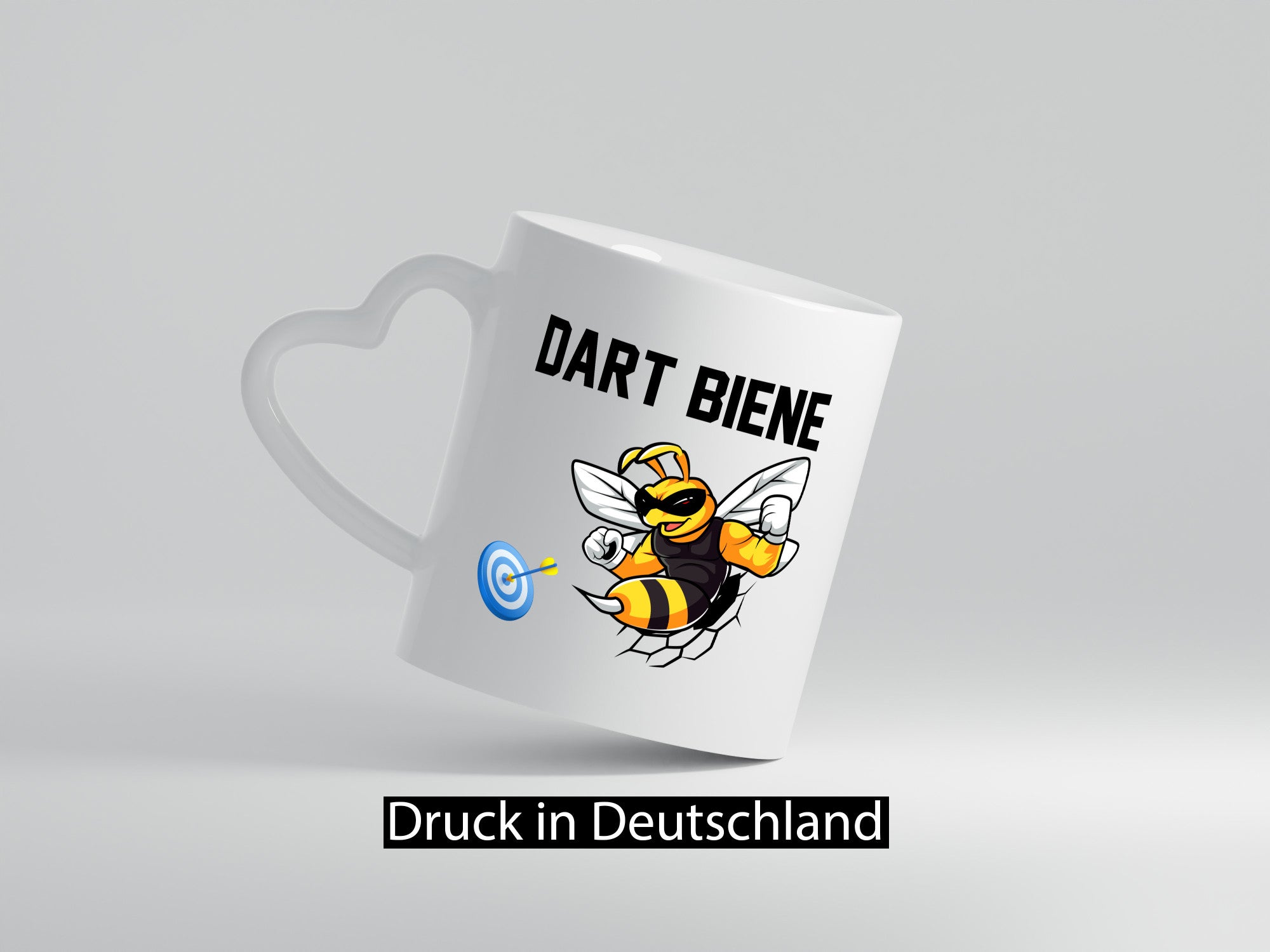 Dart Biene | Darten Dartscheibe v2 Humor Geschenkidee Tasse