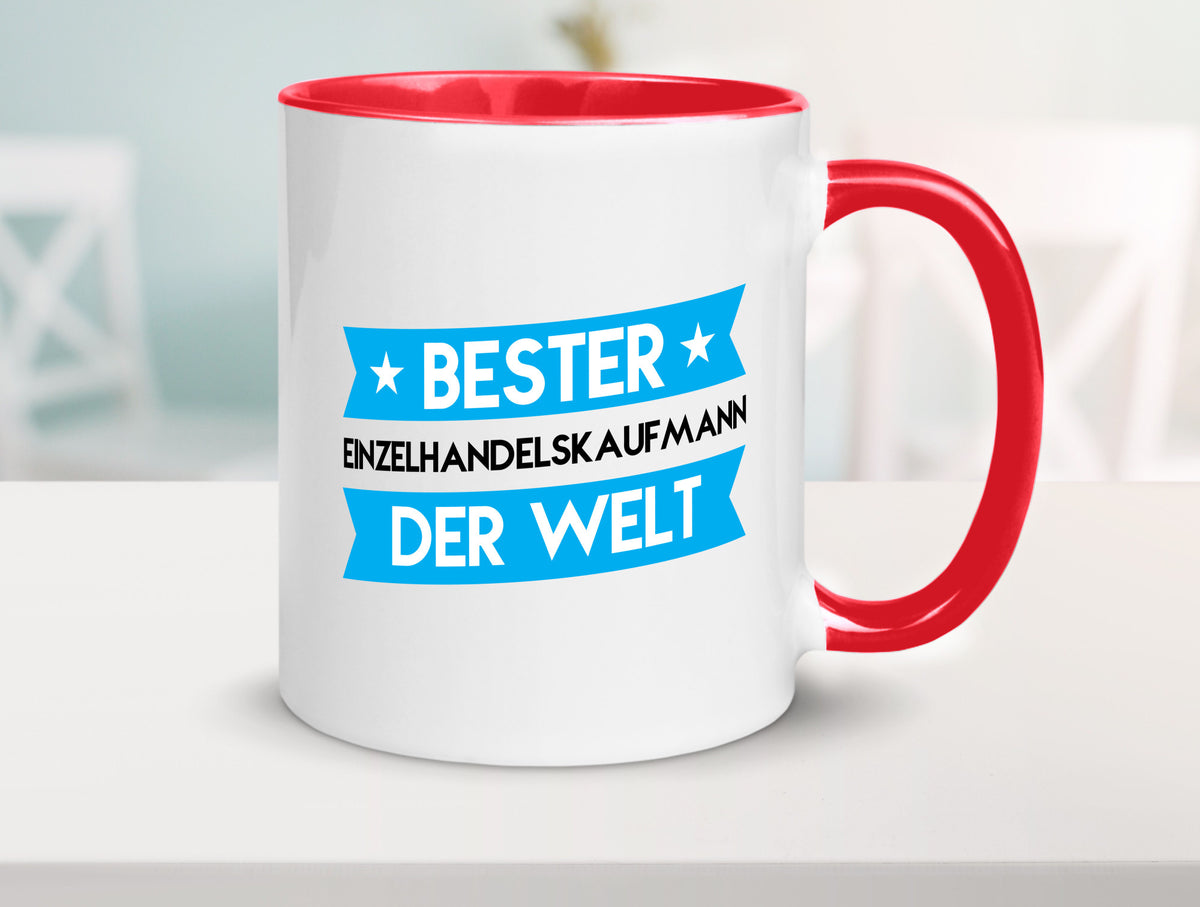 Bester Einzelhandelskaufmann | Einzelhandel Geschenk Humor Geschenkidee Tasse