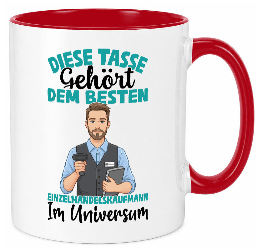 Im Universum: Einzelhandelskaufmann | Einzelhandel Geschenk Humor Geschenkidee Tasse