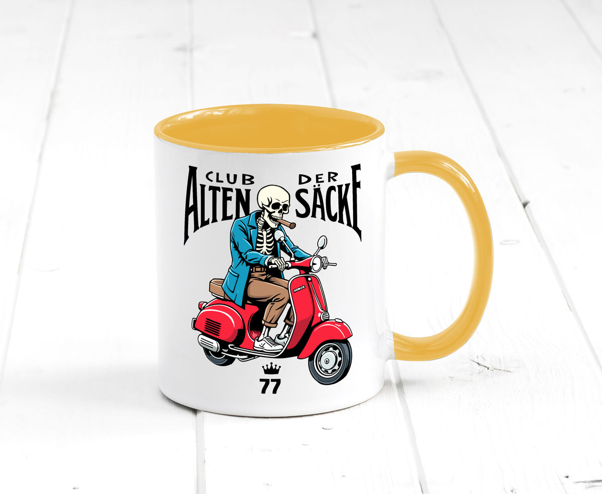 77. Geburtstag | 77 Jahre Club der alten Säcke v2 lustiger Spruch Geschenk Tasse