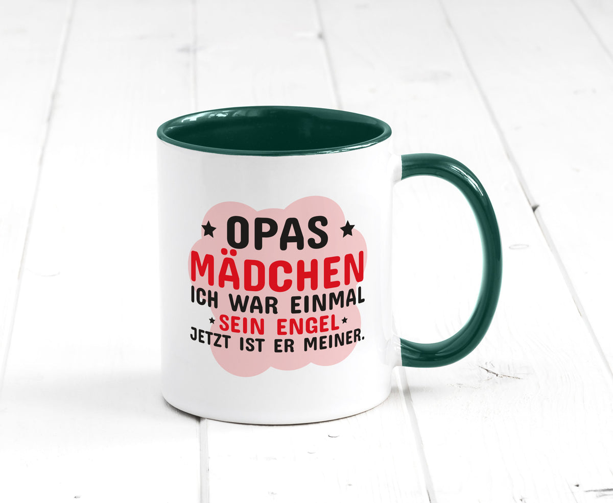 Opas Mädchen | Trauer Tasse Abschied Enkelin lustig Familie Geschenkidee