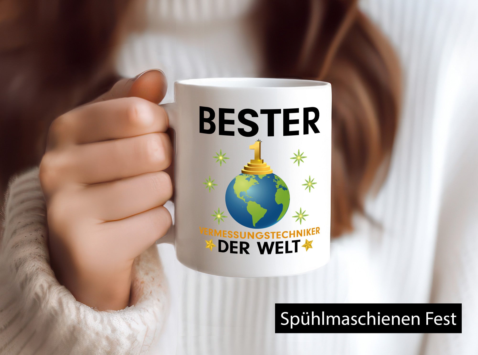 Welt Bester Vermessungstechniker | Techniker Geschenkidee Humor Tasse