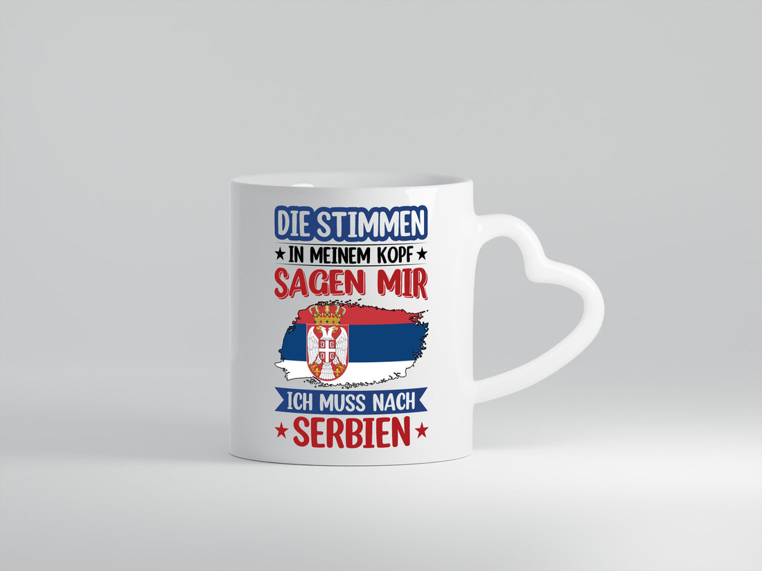 Serbien | Urlaub Stimmen in meinem Kopf Traumland v2 Geschenk Humor