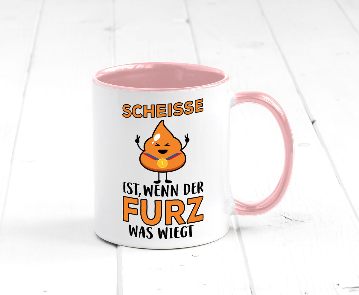 Scheisse ist lustiger Spruch Geschenk Humor Geschenkidee Tasse