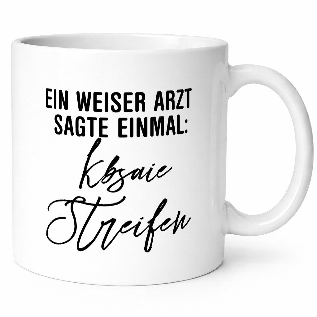 Weiser Arzt Tasse | unleserliche Schrift Ärzte Humor Geschenk Geschenkidee